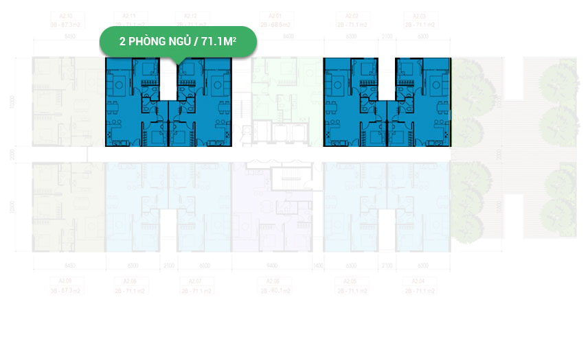 Mặt bằng căn hộ