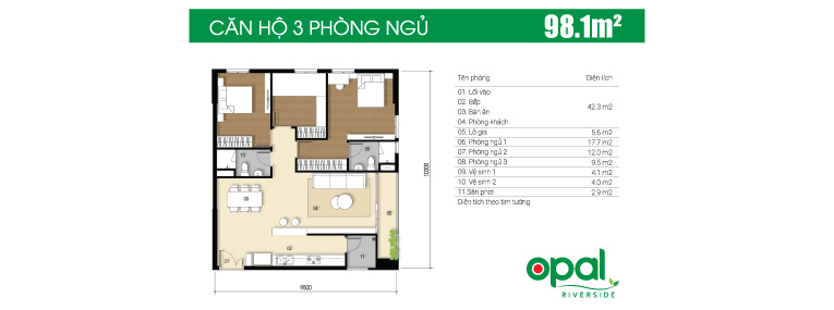 Tham quan nhà mẫu 3 phòng ngủ